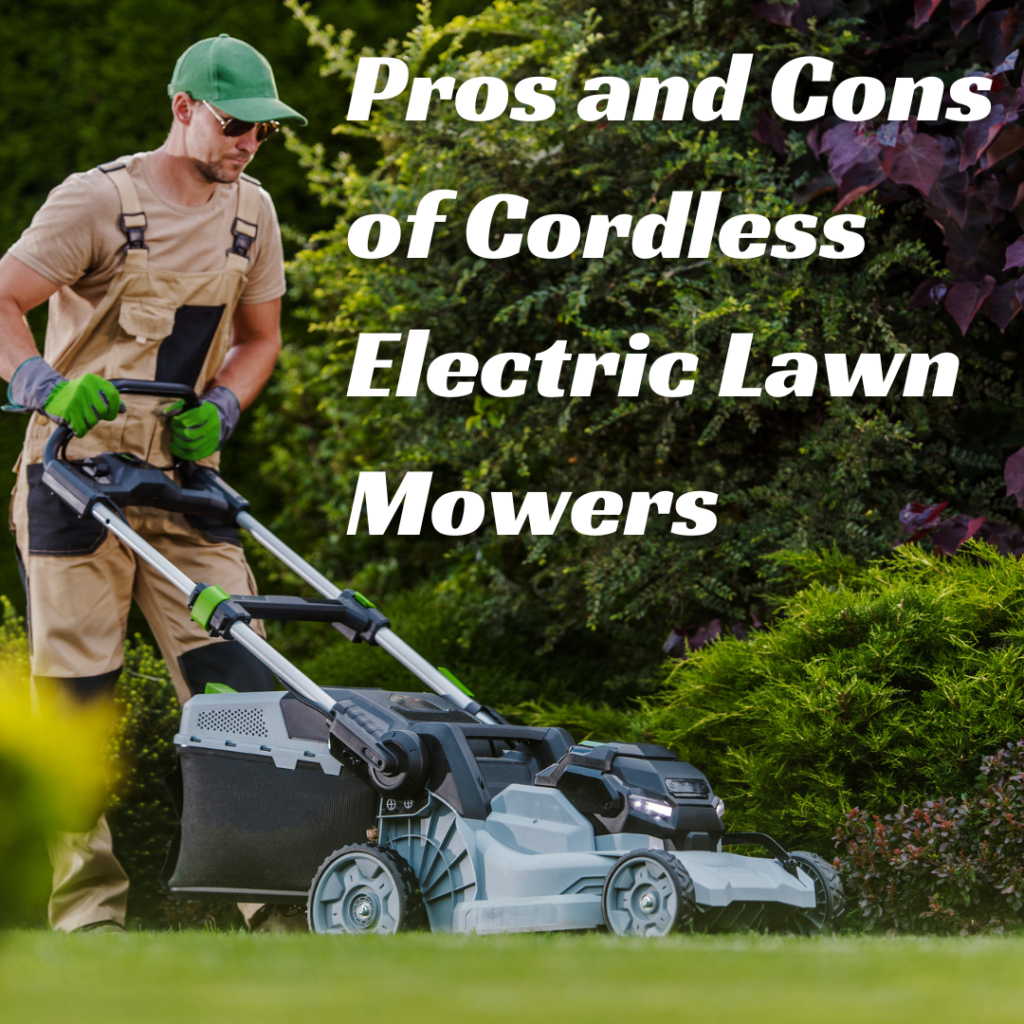 cordless electric lawn mowers